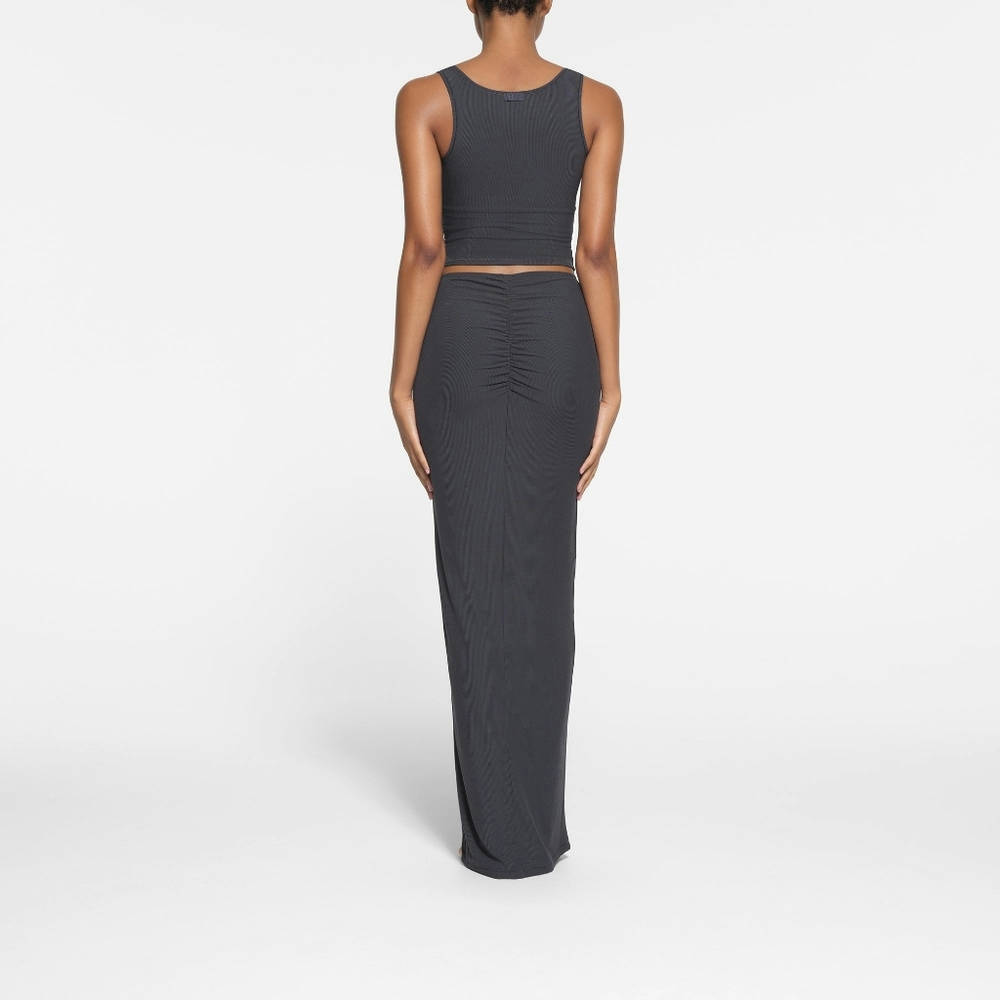NWT SKIMS LONG SKIRT | GRAPHITE - Picture 3 of 6